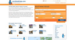 Desktop Screenshot of eurobookings.com